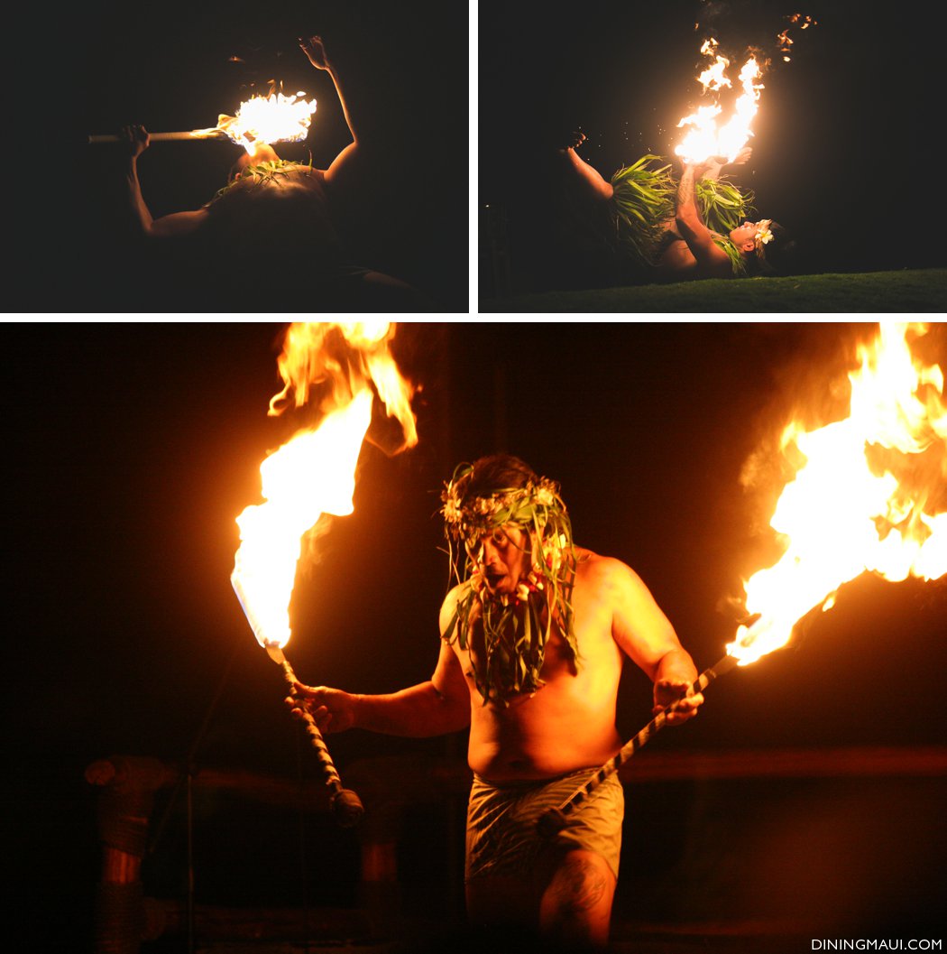 luau fire dancers