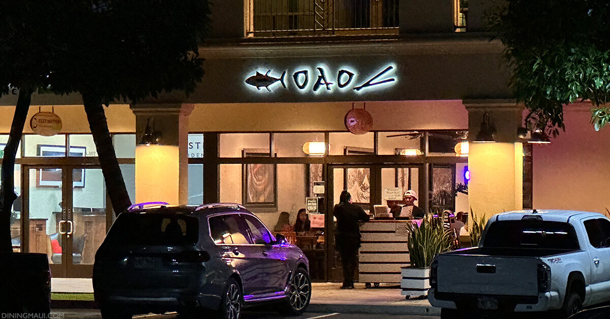 Oao – Maui Sushi Review